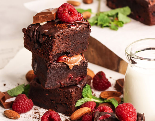 healthy brownie dessert